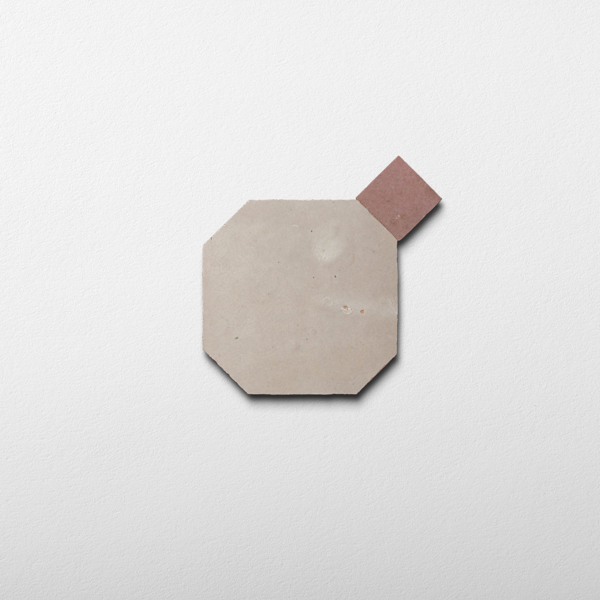 811 White X 819 Pink | Octagon & Dot Zellige Mosaic