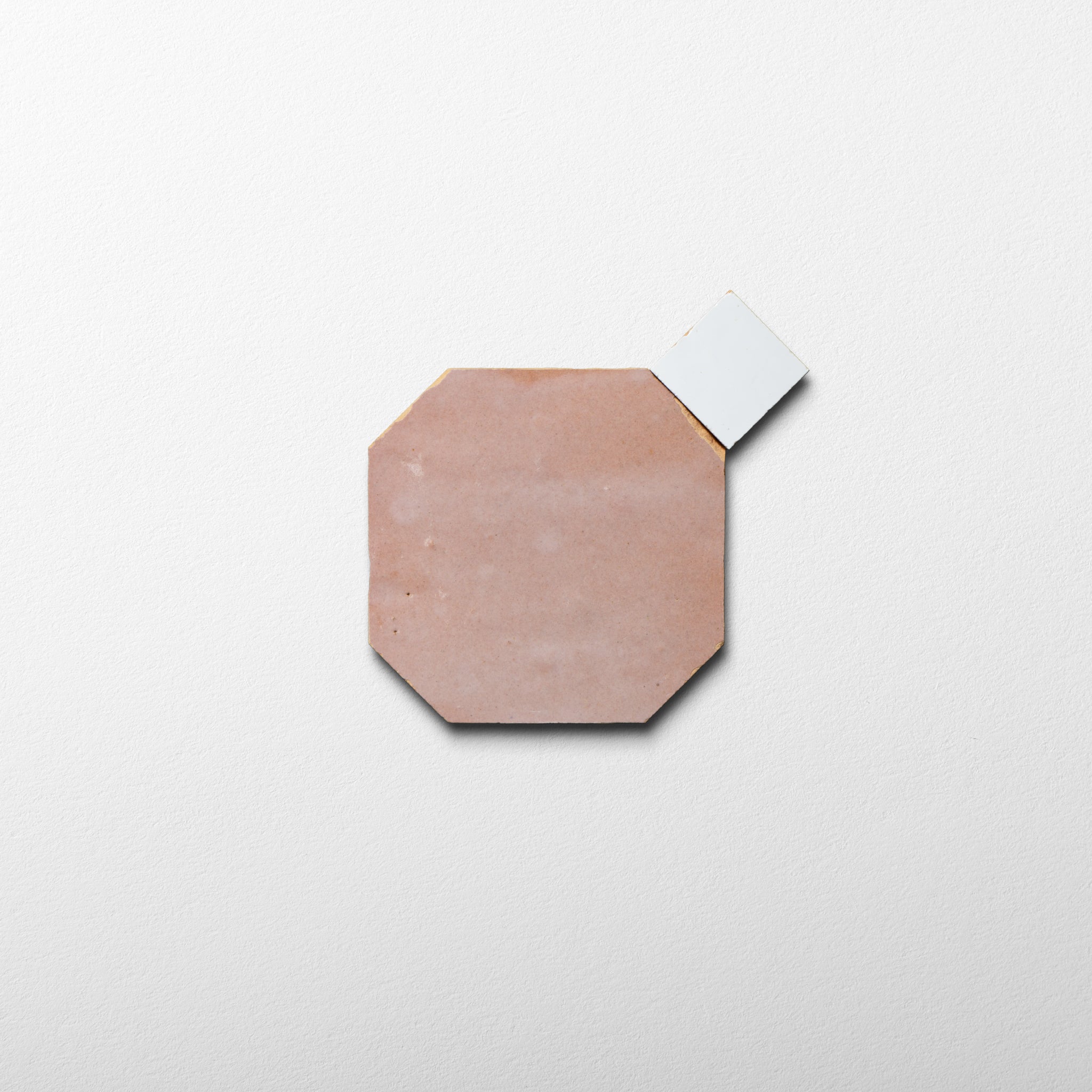 819 Pink X 825 White | Octagon & Dot Zellige Mosaic