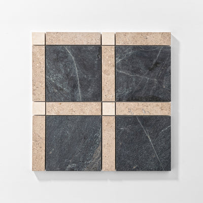 Geneviève Mosaic I | Caressi Verde Marble & Limestone
