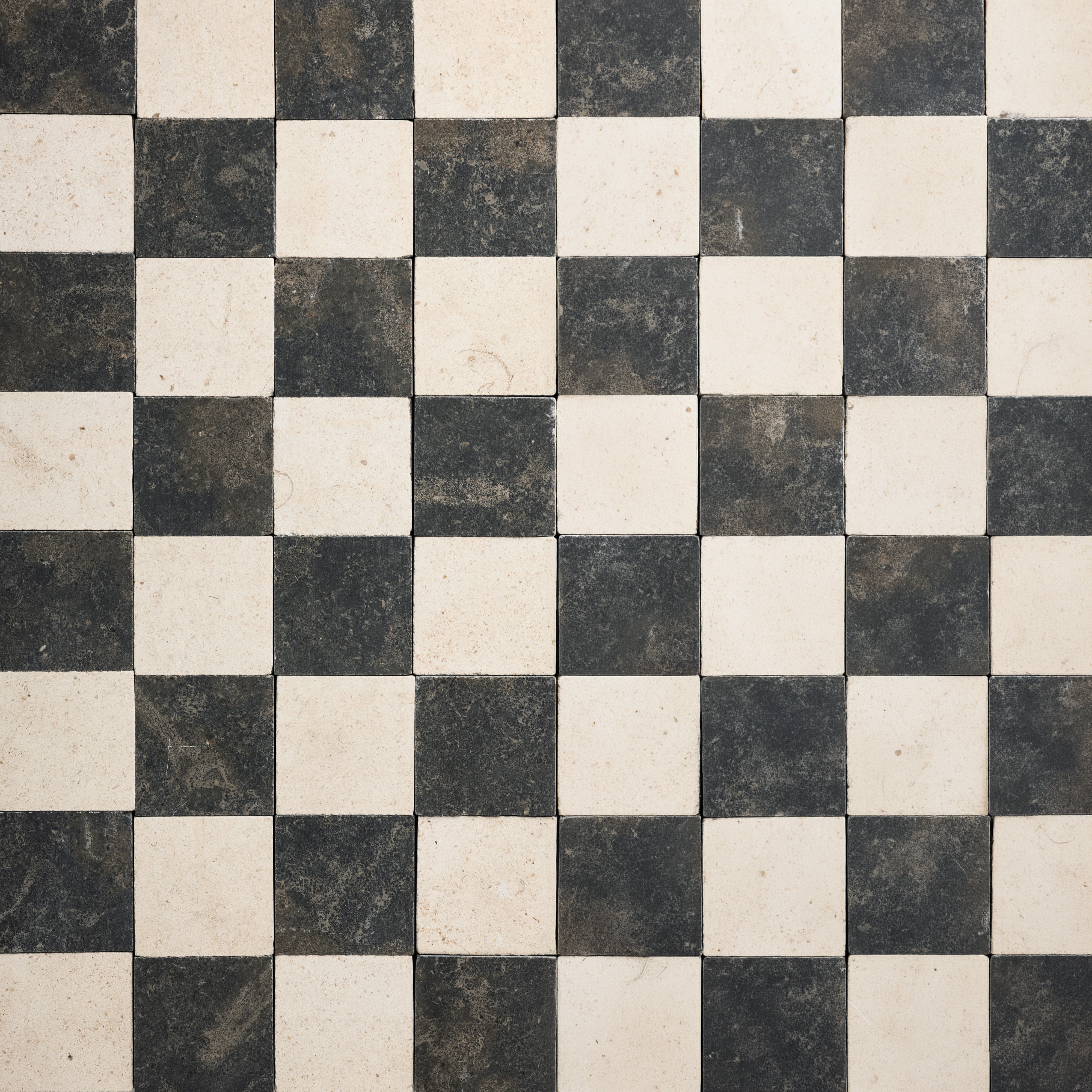 Checker 2x2 Mosaic | Moelanos Limestone + Fatima Limestone