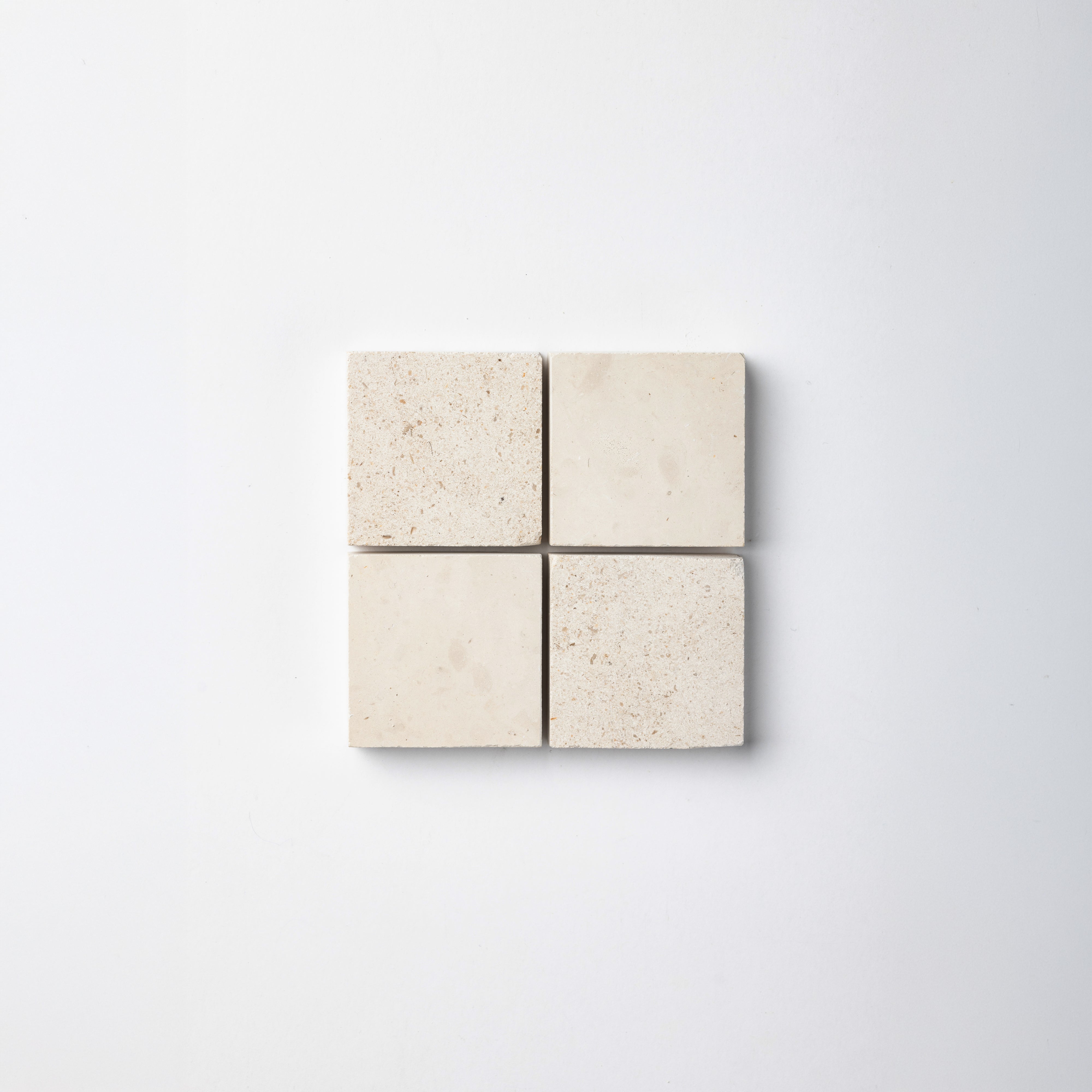 Checker 2x2 Mosaic | Moelanos +Portland Creme Limestone