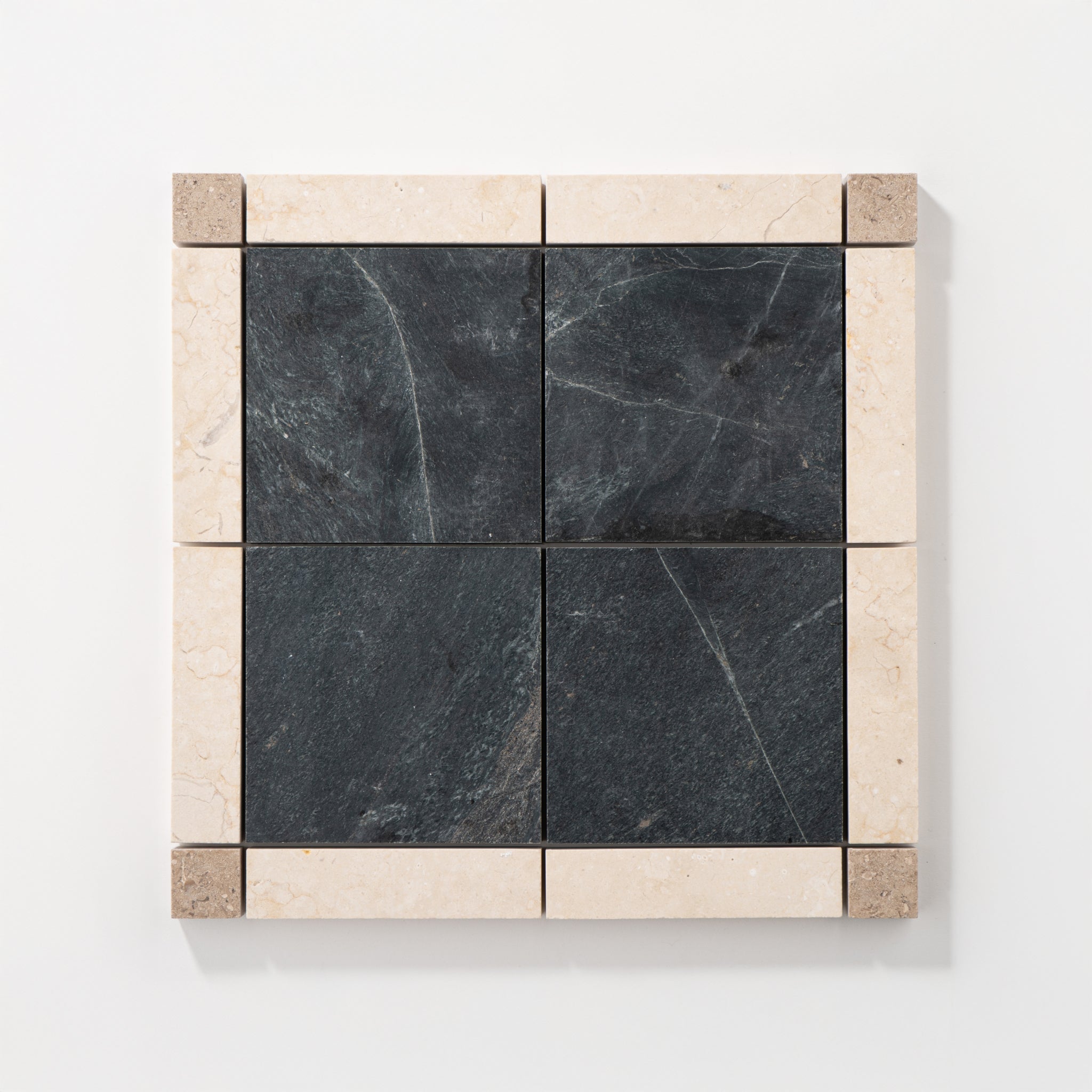 Apolline Mosaic I | Caressi Verde Marble & Limestone