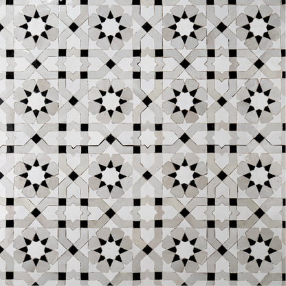 Zellige Mosaic 757-A | Color: (825-801-839)