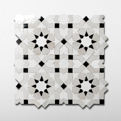 Zellige Mosaic 757-A | Color: (825-801-839)