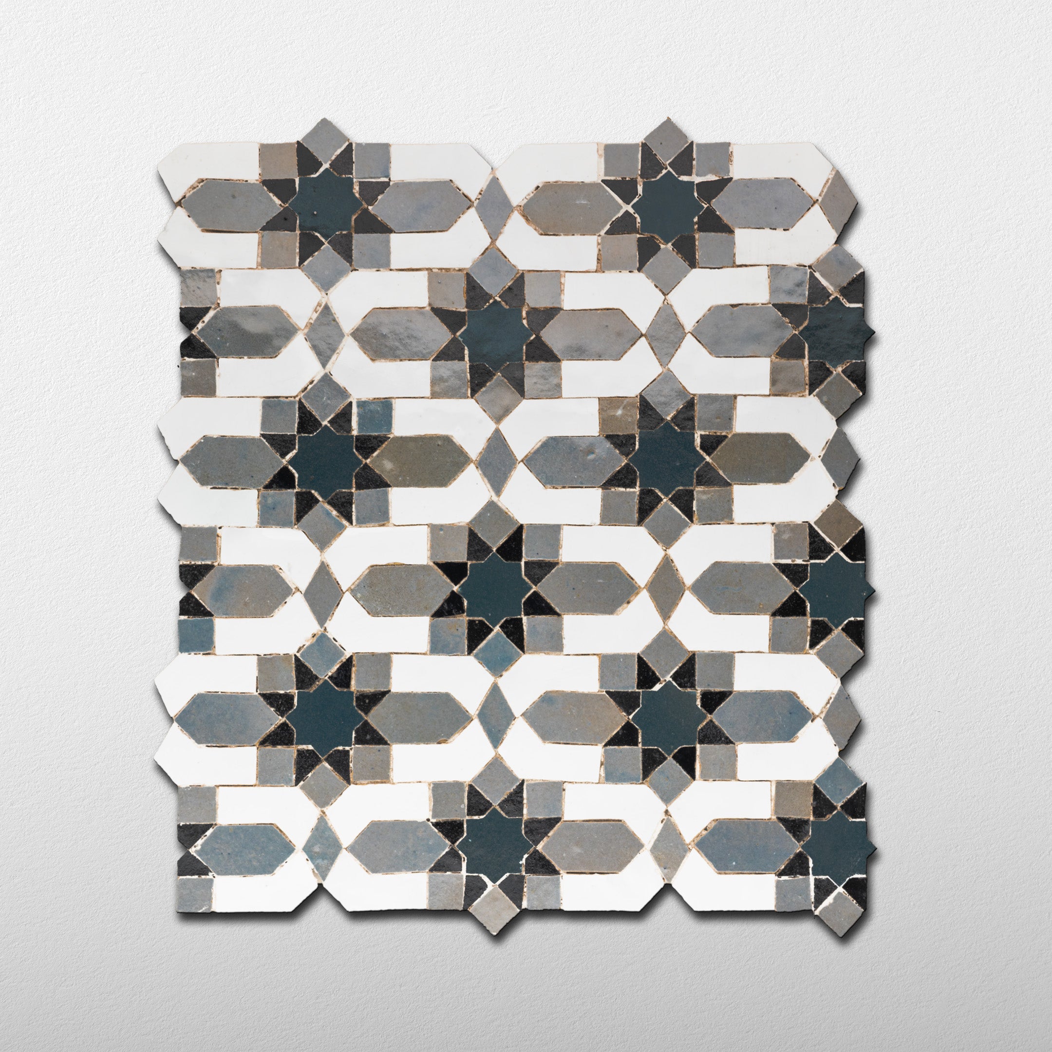 Zellige Mosaic 758-E | Color: (825-812-840-839)