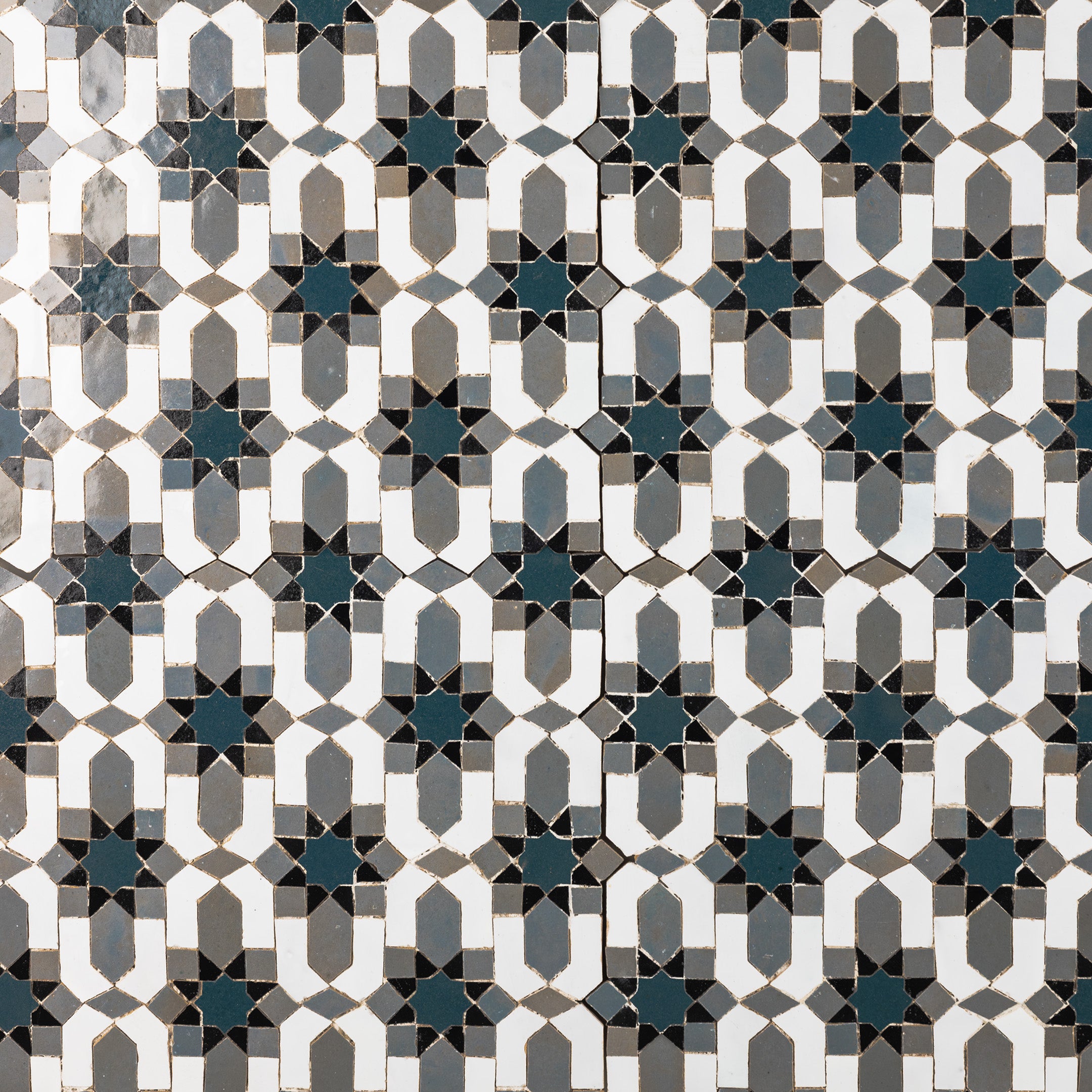 Zellige Mosaic 758-E | Color: (825-812-840-839)
