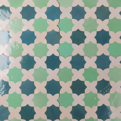 Zellige Mosaic 769 | Color: (840-826-811)