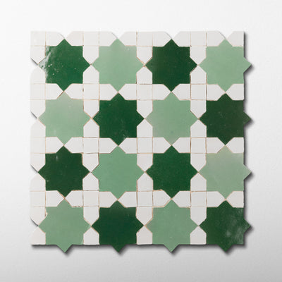 Zellige Mosaic 773 | Color: (807-808-825)