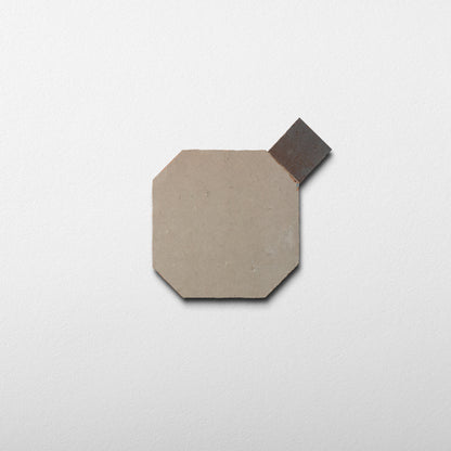 811 White X 820 Purple | Octagon & Dot Zellige Mosaic