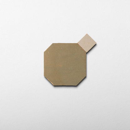 824 Yellow X 811 DL White | Octagon & Dot Zellige Mosaic
