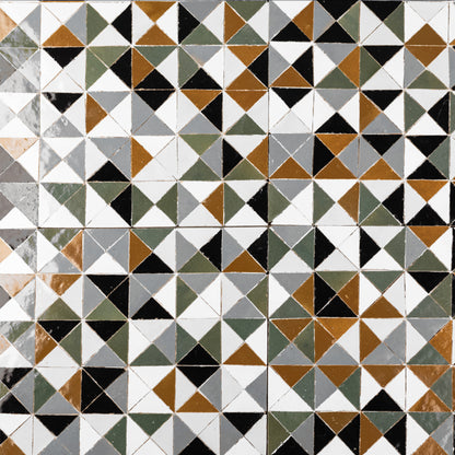 Zellige Mosaic 869 | Color: (823-825-833-839-812)