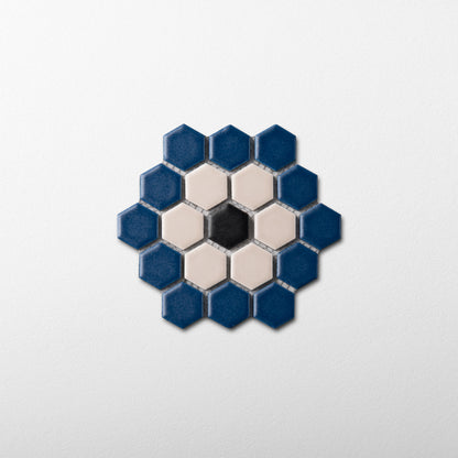 Petite Hexa Fleur Mosaic C | 1120+1221+1128