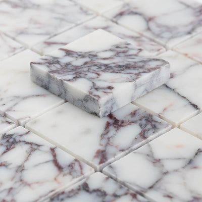 2x2 Mosaic | Breccia Viola Marble