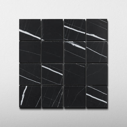 2x2 Mosaic | Sahara Noir Marble
