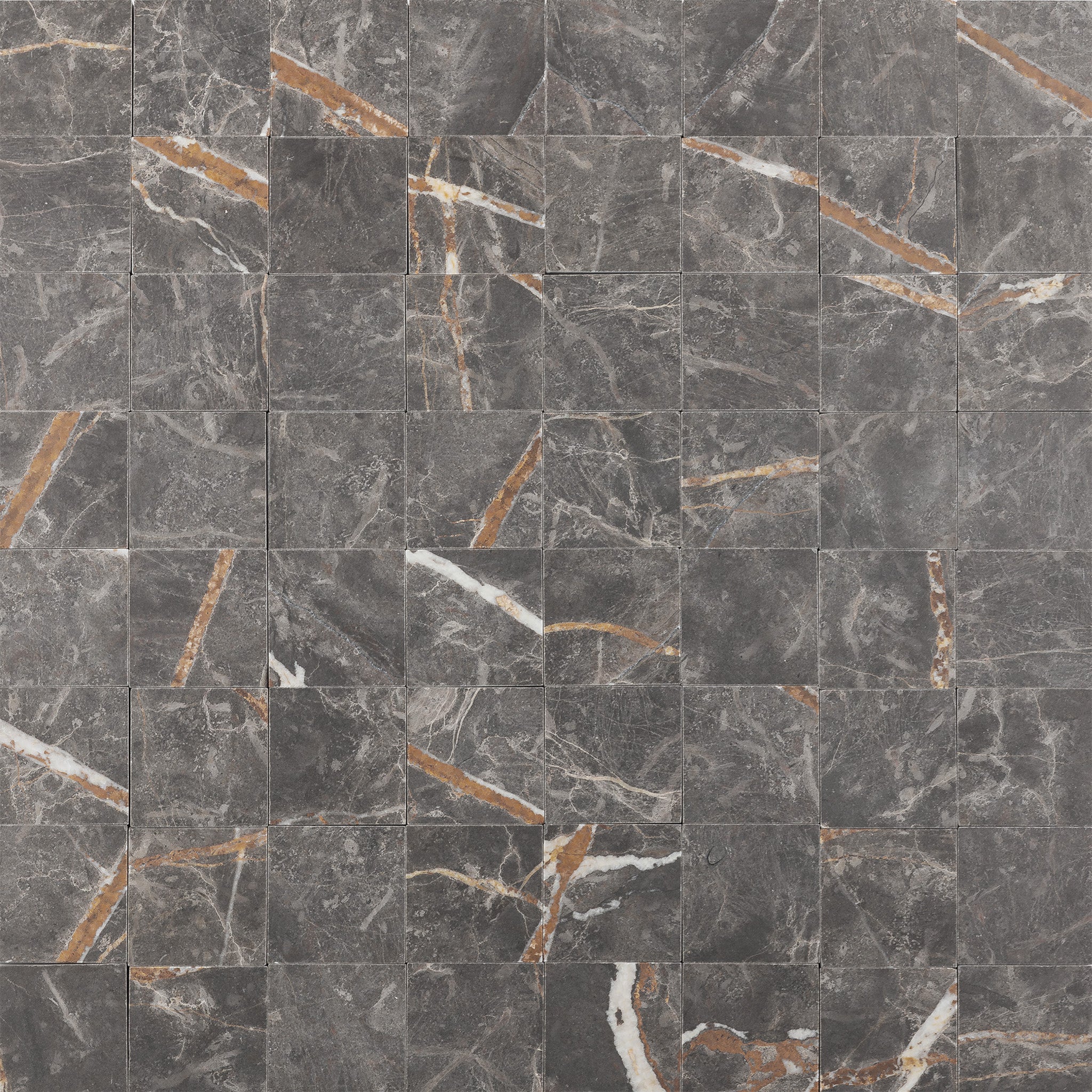 2x2 Mosaic | Bronze Fantasy Marble