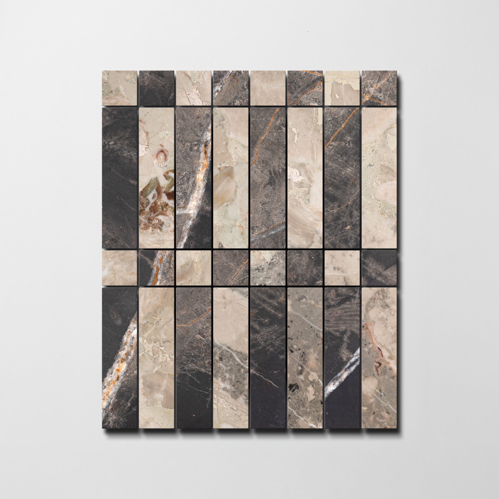 Sabine Mosaic II | Ceppo & Bronze Fantasy Marble