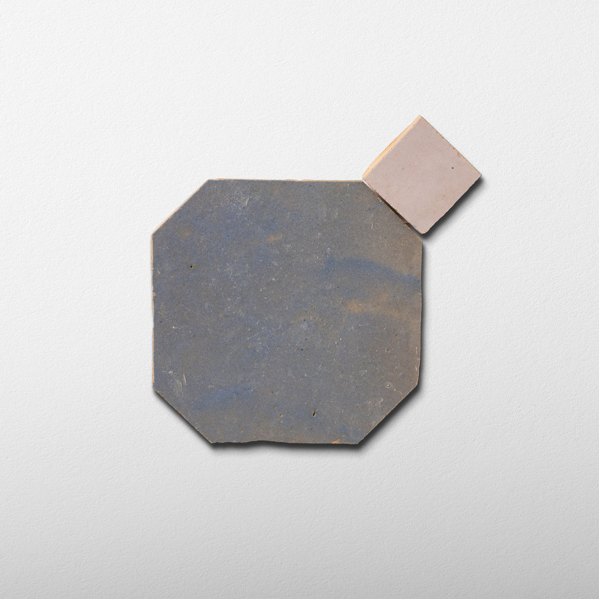 812 Grey X 835 Pink | Octagon & Dot Zellige Mosaic