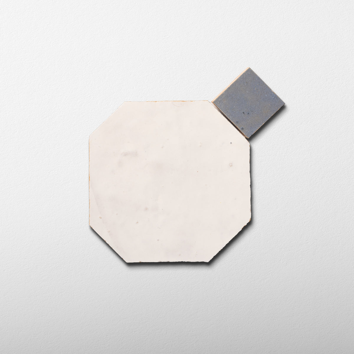 802 Beige X 812 Grey | Octagon & Dot Zellige Mosaic