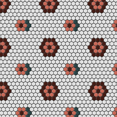 Petite Hexa Mosaic No. 01 | 1101 + 1233 +1271 + 1211