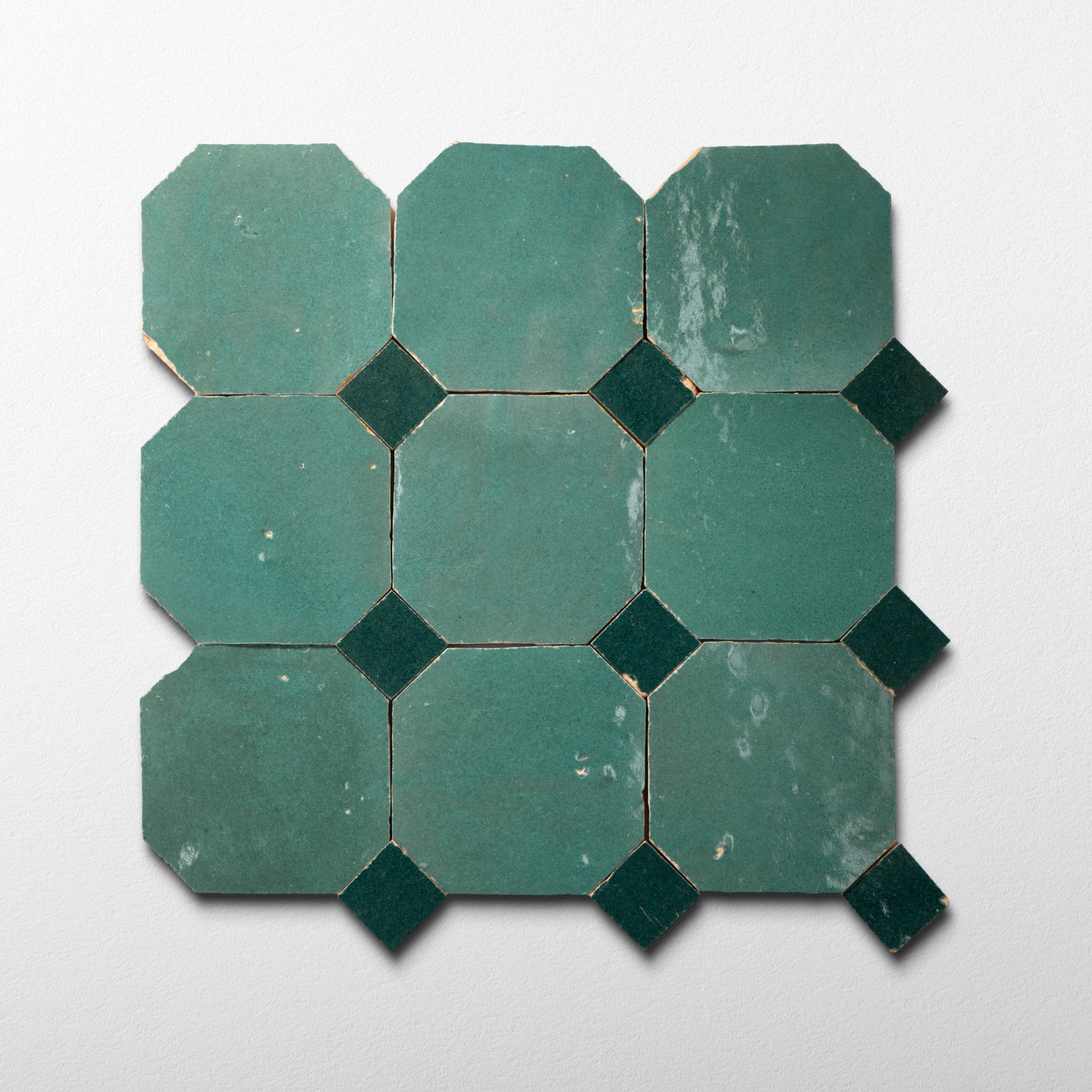 815 X 840 Green | Octagon & Dot Zellige Mosaic