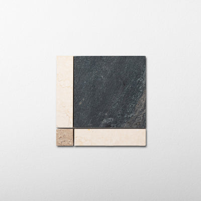 Apolline Mosaic I | Caressi Verde Marble & Limestone