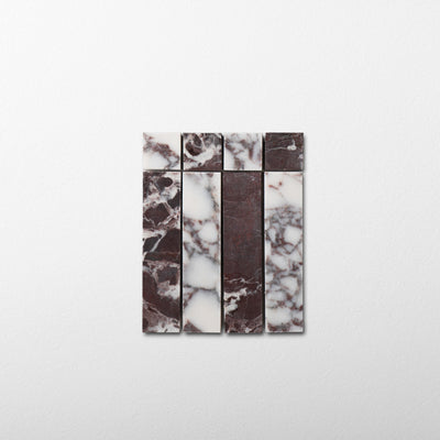 Sabine Mosaic I | Rosso Levanto & Breccia Mediccea Marble