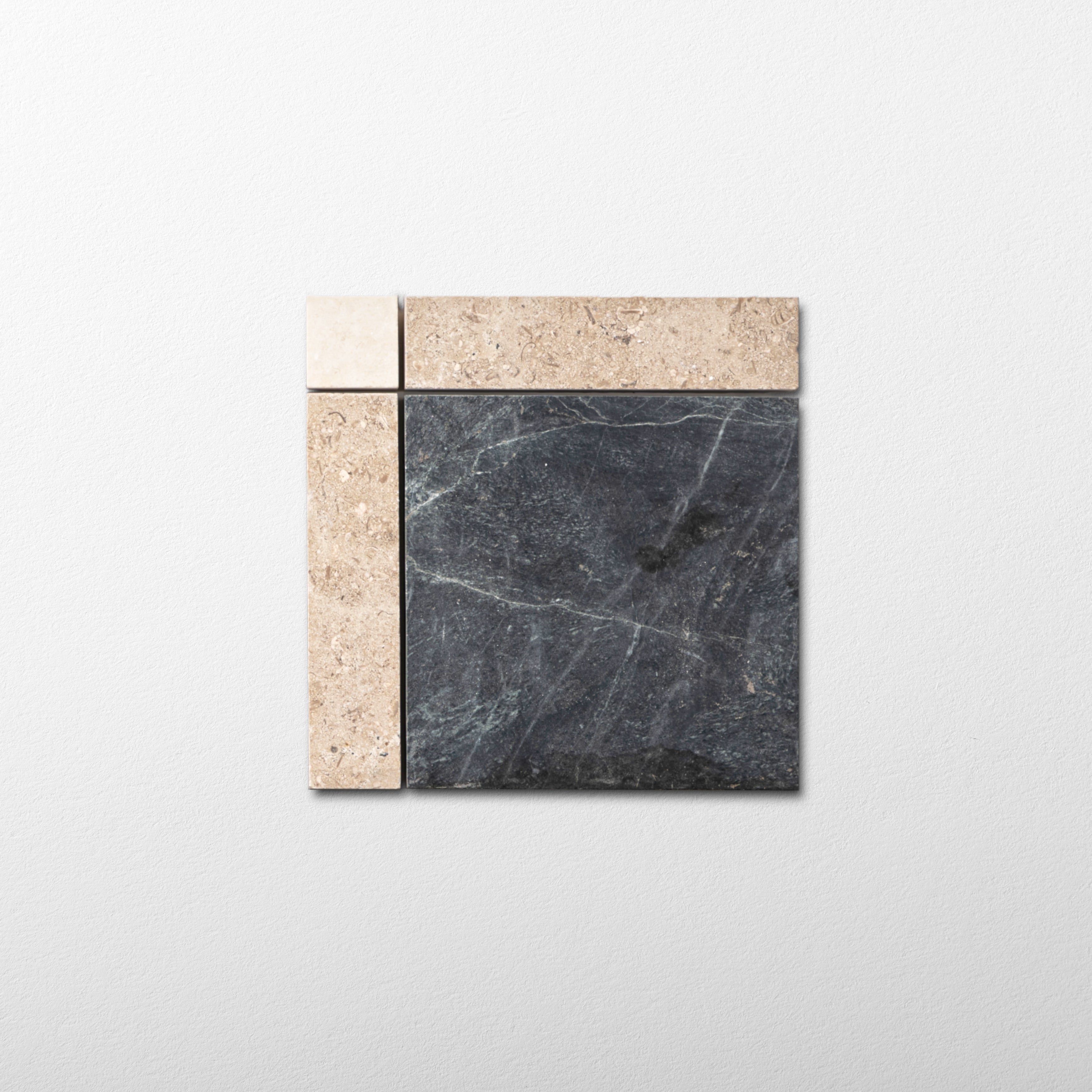 Geneviève Mosaic I | Caressi Verde Marble & Limestone