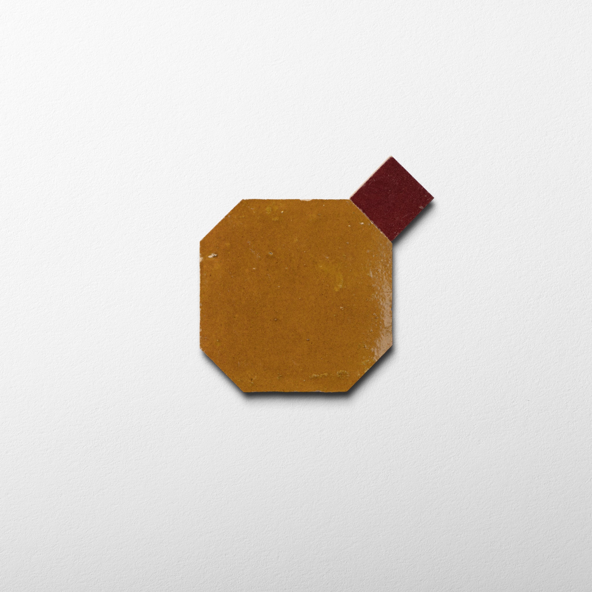 814 Yellow X 803 Red | Octagon & Dot Zellige Mosaic