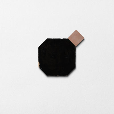 839 Black X 819 Pink | Octagon & Dot Zellige Mosaic