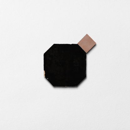839 Black X 819 Pink | Octagon & Dot Zellige Mosaic