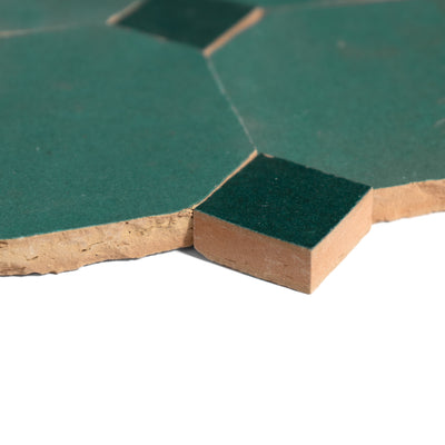 815 X 840 Green | Octagon & Dot Zellige Mosaic