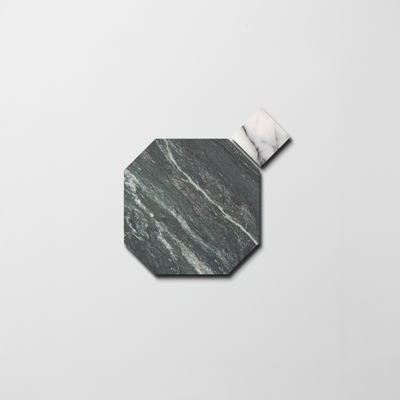 Tempeste Verde X Lilac | Octagon & Dot Natural Stone Mosaic